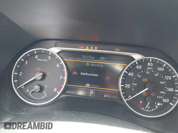 2023 Nissan Sentra SV with VIN 3N1AB8CV0PY232136, listed as a IAAI auction lot 41933940 with 40,422 mi miles and . Bid and sale history available at DreamBid. Image 7.