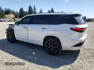 2024 Lexus TX 500h F Sport Premium with VIN 5TDABAB64RS003483, listed as a Copart auction lot 53358555 with 7,209 mi miles and Salvage title. Bid and sale history available at DreamBid. Image 2.
