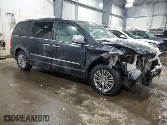 2014 Chrysler Town & Country Touring-L with VIN 2C4RC1CG3ER138853, listed as a Copart auction lot 45316815 with 163,692 mi miles and Salvage Title. Bid and sale history available at carsss.com. Image 4.