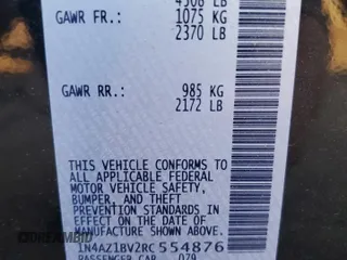 2024 Nissan LEAF S with VIN 1N4AZ1BV2RC554876, listed as a Copart auction lot 76704724 with 4,532 mi miles and Clean title. Bid and sale history available at DreamBid. Image 13.