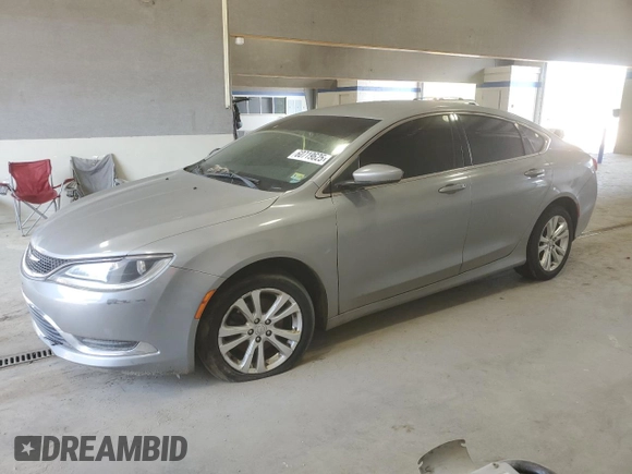 2015 Chrysler 200 Limited with VIN 1C3CCCAB5FN611096, listed as a Copart auction lot 60719625 with 157,596 mi miles and Clean title. Bid and sale history available at DreamBid. Image 1.