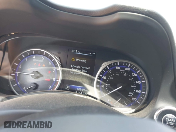 2015 Infiniti Q50 with VIN JN1BV7AR1FM407913, listed as a IAAI auction lot 42176827 with 110,969 mi miles and . Bid and sale history available at DreamBid. Image 7.