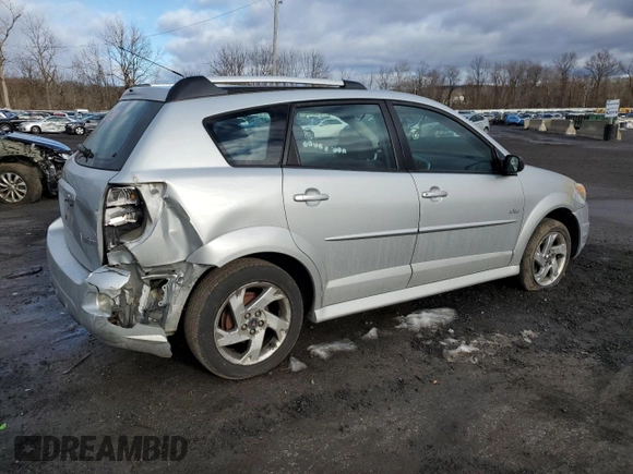 2006 Pontiac Vibe with VIN 5Y2SM67866Z461607, listed as a Copart auction lot 43543445 with 142,513 mi miles and Salvage Title. Bid and sale history available at carsss.com. Image 3.