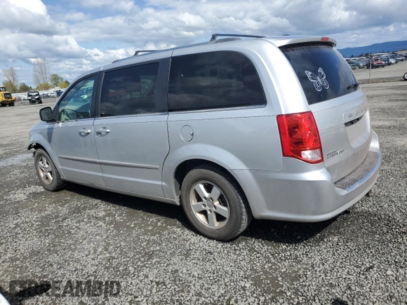 2011 Dodge Grand Caravan Crew with VIN 2D4RN5DG8BR755129, listed as a Copart auction lot 50531765 with 153,104 mi miles and Salvage Title. Bid and sale history available at DreamBid. Image 2.