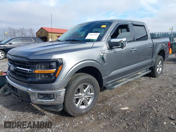 2024 Ford F-150 XLT with VIN 1FTEW3LPXRFA58948, listed as a IAAI auction lot 41537215 with 14,887 mi miles. Bid and sale history available at carsss.com. Image 6.