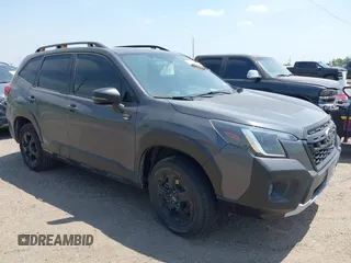 2023 Subaru Forester Wilderness with VIN JF2SKAMC1PH503305, listed as a IAAI auction lot 42054574 with Not provided miles and . Bid and sale history available at DreamBid. Image 1.