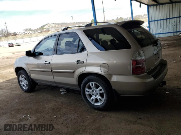 2006 Acura MDX Touring with VIN 2HNYD18686H531581, listed as a Copart auction lot 50252525 with 175,136 mi miles and Salvage Title. Bid and sale history available at carsss.com. Image 2.