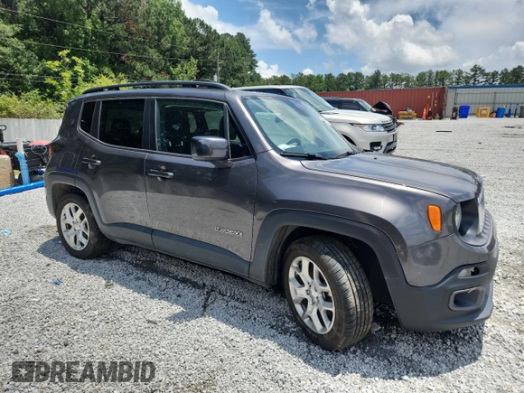 2018 Jeep Renegade Latitude z VIN ZACCJABB9JPJ32603, wystawiony jako Copart lot #61235035 z przebiegiem 69 397 mil mil oraz Szkoda całkowita • Salvage title. Historia ofert i sprzedaży dostępna na DreamBid. Obrazek 4.