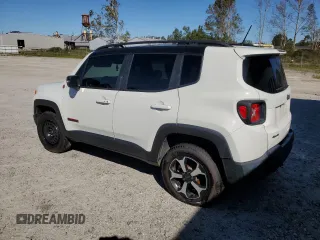 2022 Jeep Renegade Trailhawk with VIN ZACNJDC15NPN81377, listed as a Copart auction lot 76677514 with 55,656 mi miles and Clean Title. Bid and sale history available at DreamBid. Image 2.