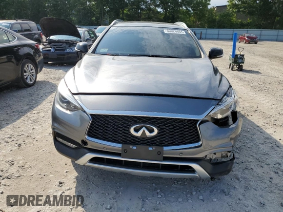 2017 Infiniti QX30 Luxury with VIN SJKCH5CR5HA026609, listed as a Copart auction lot 60020864 with 57,292 mi miles and Salvage Title. Bid and sale history available at carsss.com. Image 5.