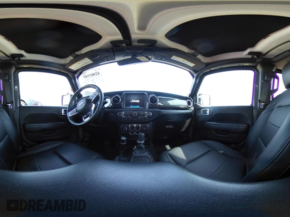 2019 Jeep Wrangler Unlimited Sahara with VIN 1C4HJXEG6KW644553, listed as a IAAI auction lot 42465842 with 40,226 mi miles and . Bid and sale history available at DreamBid. Image 19.