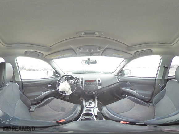 2010 Mitsubishi Outlander SE with VIN JA4AS3AW3AZ009561, listed as a Copart auction lot 47609525 with 112,961 mi miles and Salvage Title. Bid and sale history available at carsss.com. Image 12.