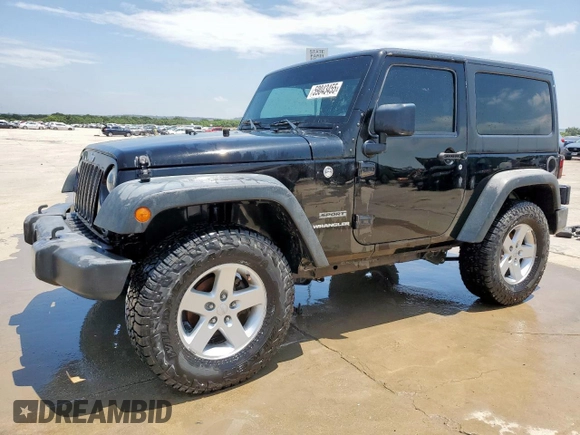 2017 Jeep Wrangler Sport z VIN 1C4GJWAG4HL596086, wystawiony jako Copart lot #59043455 z przebiegiem 128 610 mil mil oraz Czysty tytuł • Clean title. Historia ofert i sprzedaży dostępna na DreamBid. Obrazek 1.