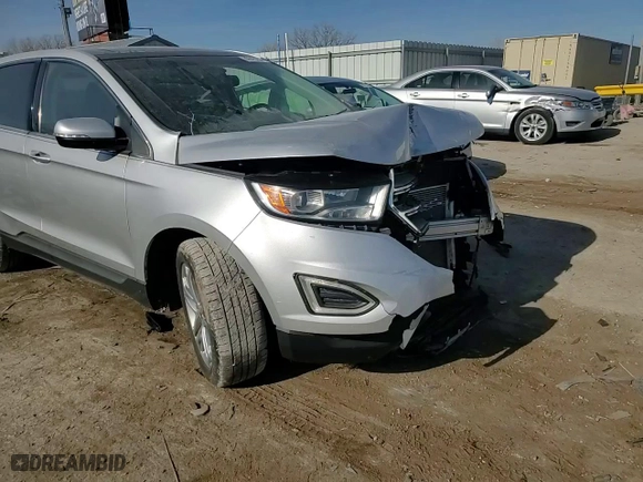 2016 Ford Edge Titanium with VIN 2FMPK4K8XGBB21318, listed as a Copart auction lot 85915234 with 260,009 mi miles and Salvage Title. Bid and sale history available at carsss.com. Image 12.