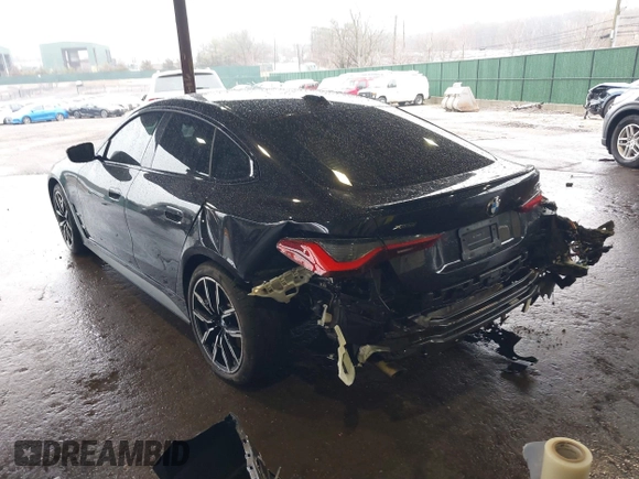 2024 BMW 4 Series 430i xDrive with VIN WBA73AV03RFR92792, listed as a IAAI auction lot 41764537 with 23,049 mi miles and . Bid and sale history available at DreamBid. Image 3.