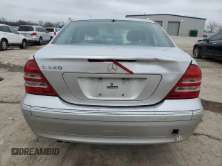2002 Mercedes-Benz C 230/260/280/320 with VIN WDBRF64J22F281843, listed as a Copart auction lot 44774575 with 125,975 mi miles and Salvage Title. Bid and sale history available at DreamBid. Image 6.