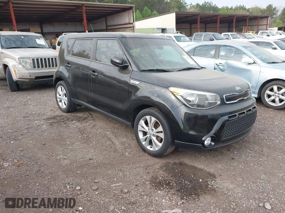 2016 Kia Soul + with VIN KNDJP3A53G7241001, listed as a IAAI auction lot 41877419 with 159,155 mi miles. Bid and sale history available at carsss.com. Image 1.
