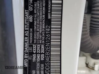 2014 Mercedes-Benz CLA 250 с VIN WDDSJ4EB2EN126142, выставлен на аукционе Copart как лот 83414104 с пробегом 123 984 миль миль и Чистый • Clean title. История ставок и продаж доступна на DreamBid. Изображение 12.