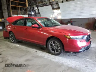 2024 Honda Accord EX-L с VIN 1HGCY2F68RA010264, выставлен на аукционе Copart как лот 57350725 с пробегом 10 429 миль миль и Списание • Salvage title. История ставок и продаж доступна на DreamBid. Изображение 4.