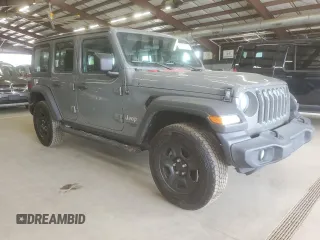 2018 Jeep Wrangler Unlimited Sport with VIN 1C4HJXDNXJW229508, listed as a Copart auction lot 59913155 with 101,108 mi miles and Clean title. Bid and sale history available at DreamBid. Image 4.