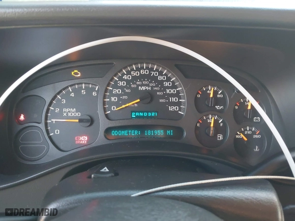 2003 Chevrolet Tahoe LS with VIN 1GNEC13V43R297842, listed as a IAAI auction lot 41653912 with 181,955 mi miles. Bid and sale history available at carsss.com. Image 7.