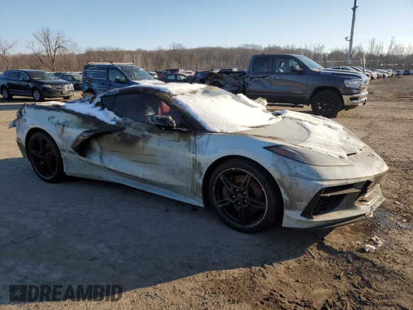 2020 Chevrolet Corvette 3LT z VIN 1G1Y82D41L5104243, wystawiony jako Copart lot #42624535 z przebiegiem Nie podano mil oraz Szkoda całkowita • Salvage title. Historia ofert i sprzedaży dostępna na DreamBid. Obrazek 4.