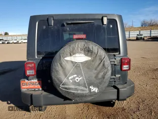 2018 Jeep Wrangler JK Unlimited Sport S with VIN 1C4BJWDG7JL909899, listed as a Copart auction lot 85688244 with 109,594 mi miles and Salvage Title. Bid and sale history available at carsss.com. Image 6.
