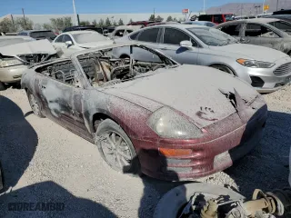 2001 Mitsubishi Eclipse GS with VIN 4A3AE45GX1E147768, listed as a Copart auction lot 56972504 with 0 mi miles and Non Repairable. Bid and sale history available at carsss.com. Image 4.