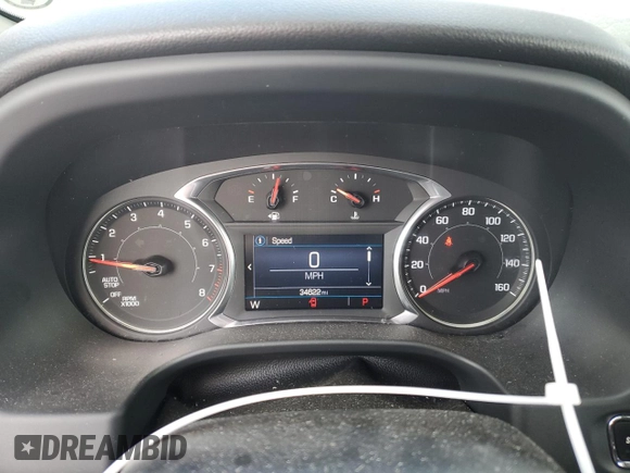 2021 GMC Acadia SLE with VIN 1GKKNKLS5MZ199328, listed as a Copart auction lot 44685295 with 34,622 mi miles and Salvage Title. Bid and sale history available at DreamBid. Image 9.