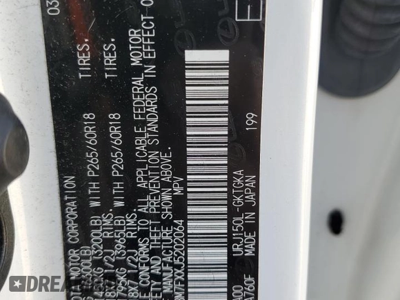 2018 Lexus GX with VIN JTJBM7FXXJ5202064, listed as a Copart auction lot 48698065 with 99,196 mi miles and Salvage Title. Bid and sale history available at carsss.com. Image 13.