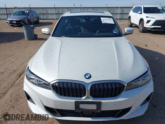 2025 BMW 3 Series 330i with VIN 3MW69CW01S8F11313, listed as a IAAI auction lot 42495415 with 14,109 mi miles and . Bid and sale history available at DreamBid. Image 12.