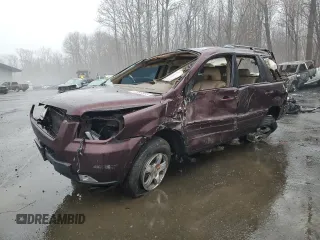 2007 Honda Pilot EX-L with VIN 2HKYF18567H535399, listed as a Copart auction lot 42993805 with 249,573 mi miles and Salvage Title. Bid and sale history available at carsss.com. Image 1.