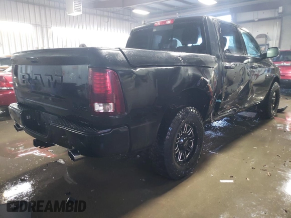 2017 Ram 1500 Sport z VIN 1C6RR7MT3HS829503, wystawiony jako Copart lot #45883325 z przebiegiem 49 669 mil mil oraz Szkoda całkowita • Salvage title. Historia ofert i sprzedaży dostępna na DreamBid. Obrazek 3.