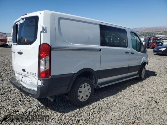 2024 Ford Transit Cargo with VIN 1FTBR1Y87RKA62463, listed as a Copart auction lot 63827265 with Not provided miles and Salvage title. Bid and sale history available at DreamBid. Image 3.