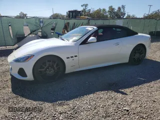 2019 Maserati GranTurismo Convertible Sport with VIN ZAM45VMA6K0318447, listed as a Copart auction lot 81875394 with 7,975 mi miles and Non Repairable. Bid and sale history available at carsss.com. Image 1.