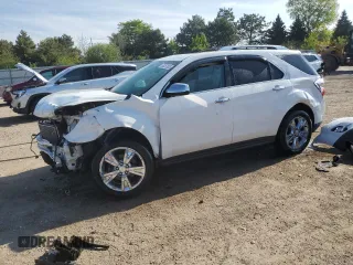2010 Chevrolet Equinox LTZ z VIN 2CNFLGEY8A6396448, wystawiony jako Copart lot #55357605 z przebiegiem Nie podano mil oraz Szkoda całkowita • Salvage title. Historia ofert i sprzedaży dostępna na DreamBid. Obrazek 1.