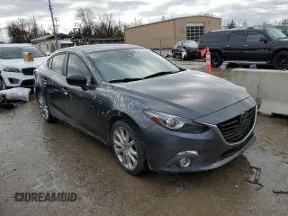 2014 Mazda 3 S Grand Touring z VIN JM1BM1W31E1142489, wystawiony jako Copart lot #43557485 z przebiegiem 158 399 mil mil oraz Szkoda całkowita • Salvage title. Historia ofert i sprzedaży dostępna na DreamBid. Obrazek 4.