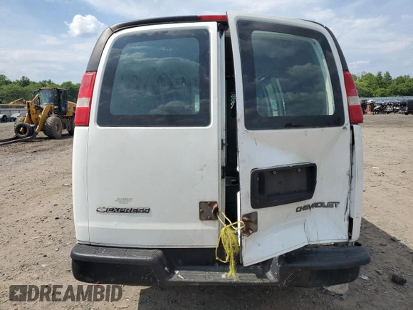 2003 Chevrolet Express Cargo with VIN 1GCHG35U231215213, listed as a Copart auction lot 60315874 with Not provided miles and Salvage title. Bid and sale history available at DreamBid. Image 6.