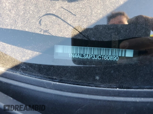 2018 Nissan Altima 2.5 SR with VIN 1N4AL3AP3JC160890, listed as a Copart auction lot 48305495 with 95,573 mi miles and Salvage Title. Bid and sale history available at carsss.com. Image 15.