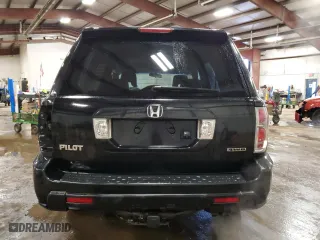 2007 Honda Pilot EX-L with VIN 2HKYF18787H537494, listed as a Copart auction lot 88941675 with 190,446 mi miles and Salvage Title. Bid and sale history available at carsss.com. Image 6.