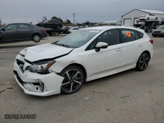 2022 Subaru Impreza Sport with VIN 4S3GTAL62N3717081, listed as a Copart auction lot 81731584 with 32,237 mi miles and Salvage Title. Bid and sale history available at carsss.com. Image 1.