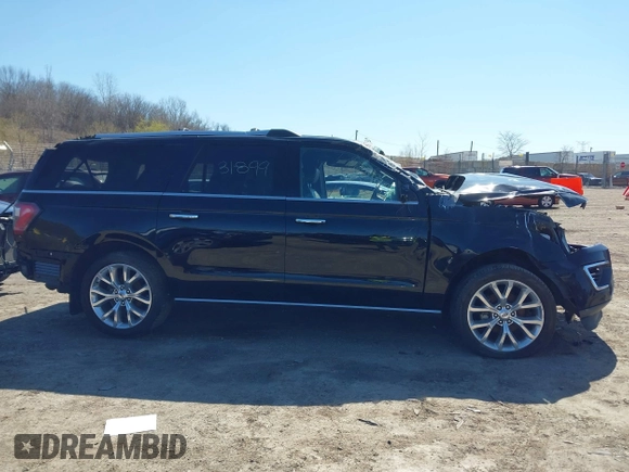 2019 Ford Expedition Max Limited with VIN 1FMJK2AT0KEA08054, listed as a IAAI auction lot 41983731 with 59,812 mi miles and . Bid and sale history available at DreamBid. Image 14.