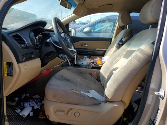 2016 Kia Sedona LX with VIN KNDMB5C16G6182730, listed as a Copart auction lot 66143314 with 126,488 mi miles and Clean Title. Bid and sale history available at carsss.com. Image 7.