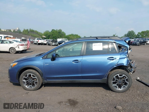 2016 Subaru Crosstrek Premium with VIN JF2GPABC3G8225257, listed as a IAAI auction lot 42422982 with 92,290 mi miles and . Bid and sale history available at DreamBid. Image 14.