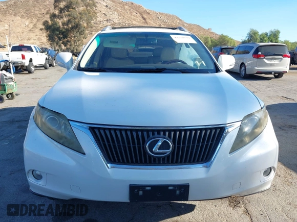 2011 Lexus RX 350 with VIN JTJZK1BAXB2005451, listed as a IAAI auction lot 41218592 with 185,801 mi miles. Bid and sale history available at carsss.com. Image 12.
