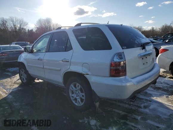 2005 Acura MDX Touring with VIN 2HNYD18955H555426, listed as a Copart auction lot 44336485 with 238,947 mi miles and Salvage Title. Bid and sale history available at carsss.com. Image 2.