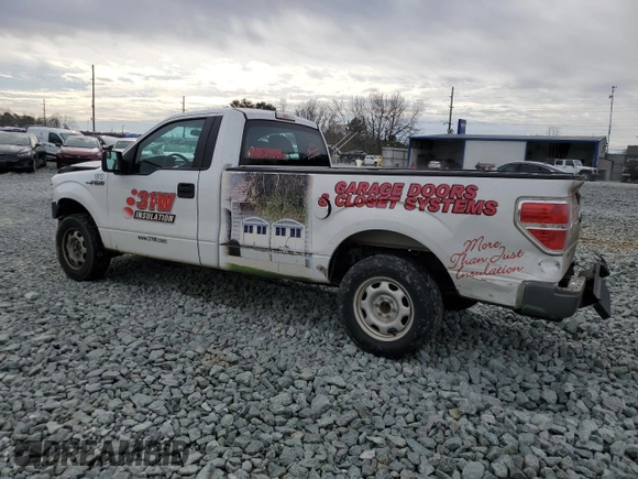 2013 Ford F-150 XL with VIN 1FTMF1CM7DKE41350, listed as a Copart auction lot 47526385 with 210,727 mi miles and Salvage Title. Bid and sale history available at carsss.com. Image 2.