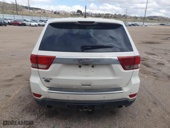 2012 Jeep Grand Cherokee Overland with VIN 1C4RJFCT3CC111903, listed as a Copart auction lot 47680955 with 0 mi miles and Non Repairable. Bid and sale history available at carsss.com. Image 6.