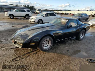 1981 Chevrolet Corvette with VIN 1G1AY8760B5101124, listed as a Copart auction lot 87115654 with 55,201 mi miles and Clean Title. Bid and sale history available at carsss.com. Image 1.