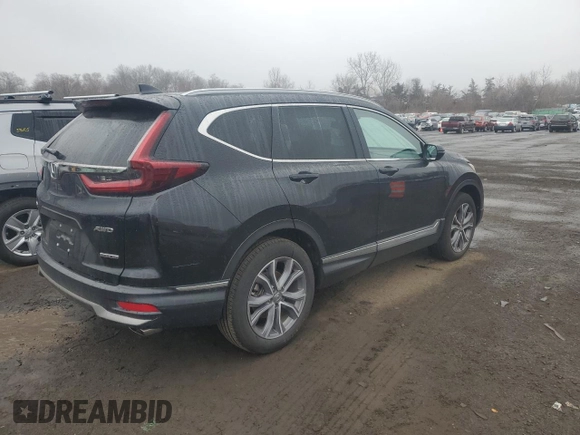 2022 Honda CR-V Touring with VIN 5J6RW2H91NL001906, listed as a Copart auction lot 48679515 with 19,921 mi miles and Salvage Title. Bid and sale history available at carsss.com. Image 3.